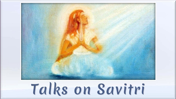Talks on Savitri Cover